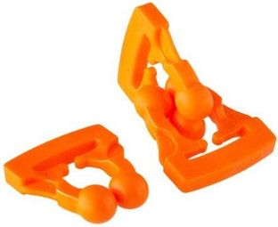 Pack 2 Attaches rapides Clip'on® orange - Clip'on®