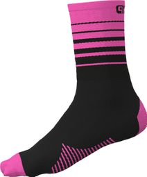 Calzini Alé ONE Rosa Neon/Nero