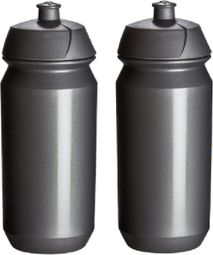 Bouteille d'eau 2 x 500 ml Bidon Gris