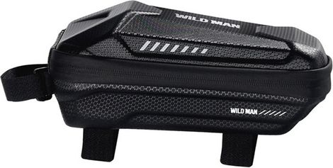 Waterproof bike frame bag 1L black WILD MAN