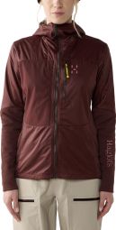 Haglöfs Nallo Touring Hybrid fleece, rood, dames