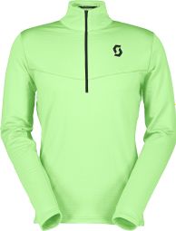 Scott Defined Light 1/2 Zip Sweater Green Man