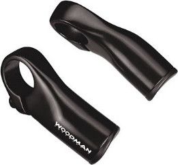 WOODMAN Pair of bar ends CHUPA Black