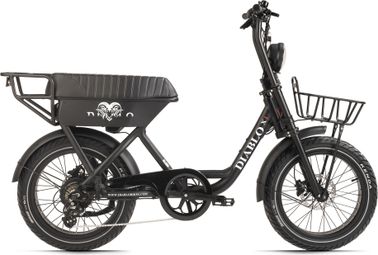 Vélo de ville électrique compact 20  X1 Noir Diablo Bikes