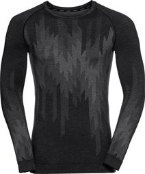 Odlo Kinship Performance Wool Warm Long Sleeve Jersey Black