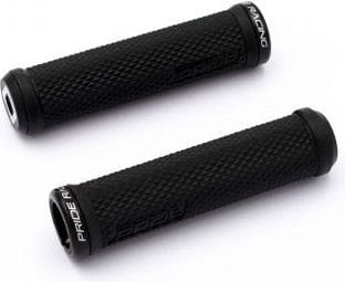 Poignées BMX PRIDE COBRA 129MM BLACK / LOCK BLACK