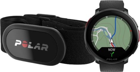 Polar Vantage V3 GPS-Uhr Schwarz + H10 Herzfrequenzgurt