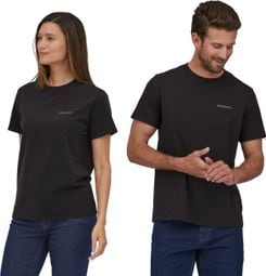 T-Shirt Unisexe Patagonia Fitz Roy Icon Responsibili-Tee Noir