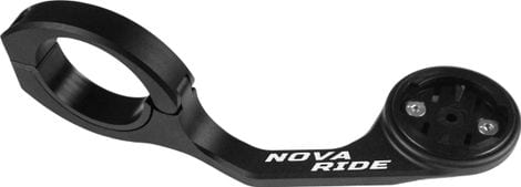 Support de compteur GPS Nova Ride Aluminium Performance pour Garmin  Wahoo  Bryton et Hammerhead Noir
