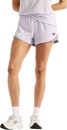 Pantaloncini New Balance Run Essential 3in viola da donna