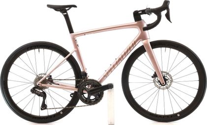 Produit reconditionné · Specialized Tarmac SL8 Expert Di2 12V · Rose / Vélo de route | Très bon état