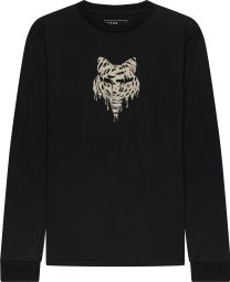 Fox Roughcut Junior Long-Sleeve T-Shirt, Black, Kids'