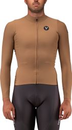 Lebram Race Men's Mid-Season Long-Sleeve Jersey, Brown