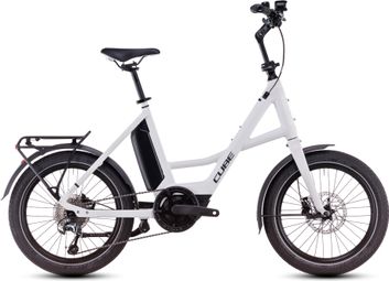 Cube Compact Hybrid 500 Elektrische Stadsfiets Shimano Tiagra 10S 500 Wh 20'' Katoen Wit Grijs 2025