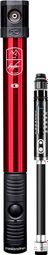 Crankbrothers Klic HV Gauge Minnaar Edition - Bomba manual Leogang con manómetro de aire (110 psi / 7,6 bar) rojo