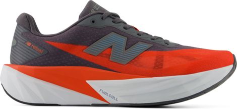 New Balance FuelCell Rebel v5 hardloopschoenen, rood/grijs, heren