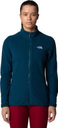 Forro polar The North Face 100 Glacier Full Zip Azul para mujer