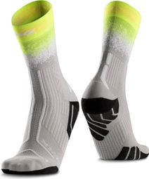 Chaussettes X-Socks Trailrun TerraSkin Perform Crew Jaune/Blanc/Gris