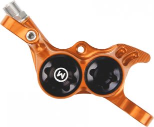 Hope RX4 Front Caliper + Post Mount Orange Mineral Oil HBSPC77C