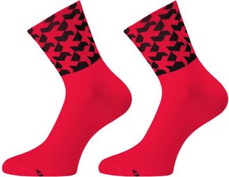 Chaussettes Assos Monogram Evo Rouge