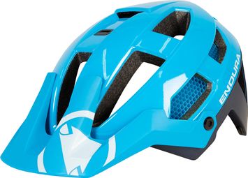 Endura SingleTrack Helm Elektrisch blauw