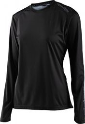 Damen Langarmtrikot Troy Lee Designs Lilium Schwarz