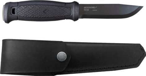Couteau de survie Mora Garberg noir carbone avec étui en cuir-noir