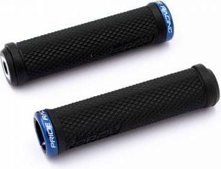 Poignées BMX PRIDE COBRA 129MM BLACK / LOCK BLUE