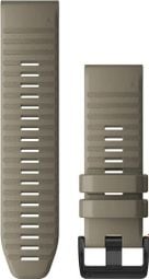 Bracelet Silicone Garmin QuickFit 26 mm Grès Foncé (Dark Sandstone)