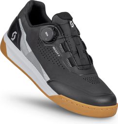 Men's Flat Pedal Shoes Scott Volt Evo Flat Boa Black/White