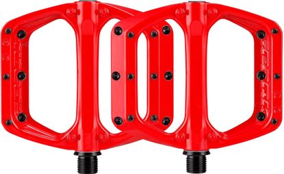 Paires de Pédales Plates Spank Spoon DC Rouge 