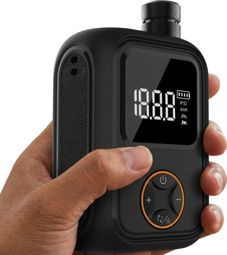 Mini pompe/compresseur électrique vélo intelligente – 150 PSI – écran digital – USB-C – auto-stop