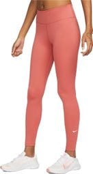 Nike Dri-Fit One Long Tights Donna Rosa