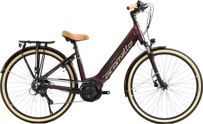 Granville E-Integrated 30 Unisex Electric City Bike Shimano Acera 7S 400 Wh 700 mm Bordeaux Red