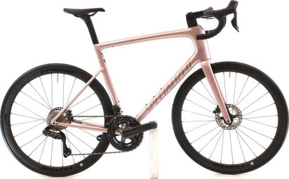 Produit reconditionné · Specialized Tarmac SL8 Expert Di2 12V · Rose / Vélo de route | Très bon état