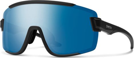 Smith Wildcat Mat Black - ChromaPop Polarized Blue Mirror