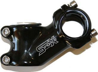 POTENCE Ahead FIXE Long : 60mm Fourche : 28.6 ou 25.4 mm  Cintre : 25.4  Angle : 35° Noire.