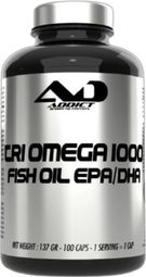 Tri Omega 1000 (100caps) - Addict Sport Nutrition -  Oméga 3