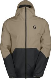 Chaqueta impermeable Scott Explorair Light 2.5L Beige/Negro para hombre