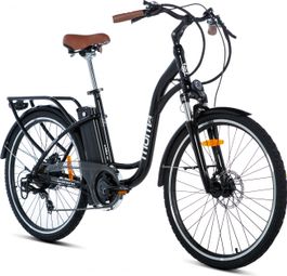 Moma Bikes Bicicleta Electrica 'E26.2', Aluminio, SHIMANO 7V, Frenos de Disco Hydraulicos Bat. Ion Lithium 36V 16Ah