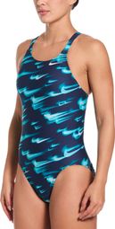 Maillot de Bain Nike Swim HydraStrong Asteroid Swoosh Vert Femme