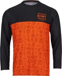 Kenny Charger Long Sleeve Jersey Oranje / Zwart
