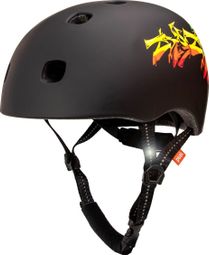 Casque de Vélo Skater pour Ados et Adultes| Grafitti Noir|EN1078 Certifié