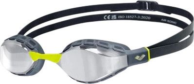 Gafas de natación Arena con cristales espejados Air Sonic Mirror plateados y antracita
