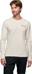 Black Diamond Heritage Wordmark Long Sleeve T-Shirt White