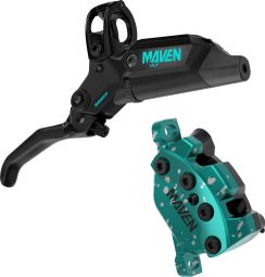 Pair of Sram Maven Ultimate Disc Brakes (With Discs) Green/Black Expert Kit