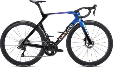 Colnago Y1Rs Road Bike with Shimano Ultegra Di2 12-Speed, 700 mm, Black/Blue