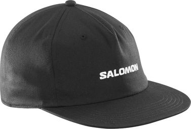 Casquette Salomon Logo Flat Cap Noir