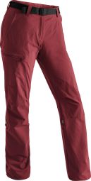 Maier Sports Lulaka Pantalones Mujer Rojo - Largo Normal
