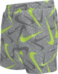 Nike Swim Breaker Pebble AOP 4'' Boys' Gray/Green Swim Shorts